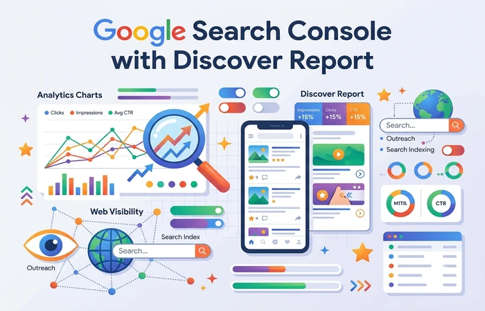 Google Search Console with Discover Report
